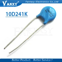 20 штук Варистор 10D241K 240 В piezoresistor 10D241