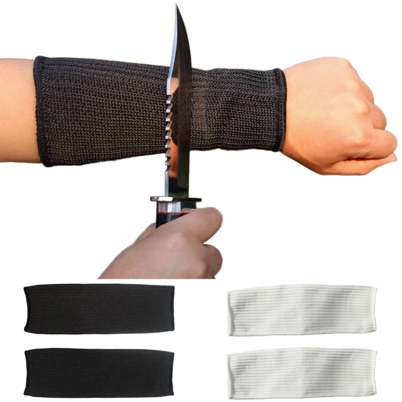 

New Hot Wrist Wrap Cut Safety Arm Sleeve Anti Steel Wire Metal Cutting Work Labor Protection 2018 Women Men Safety Gloves
