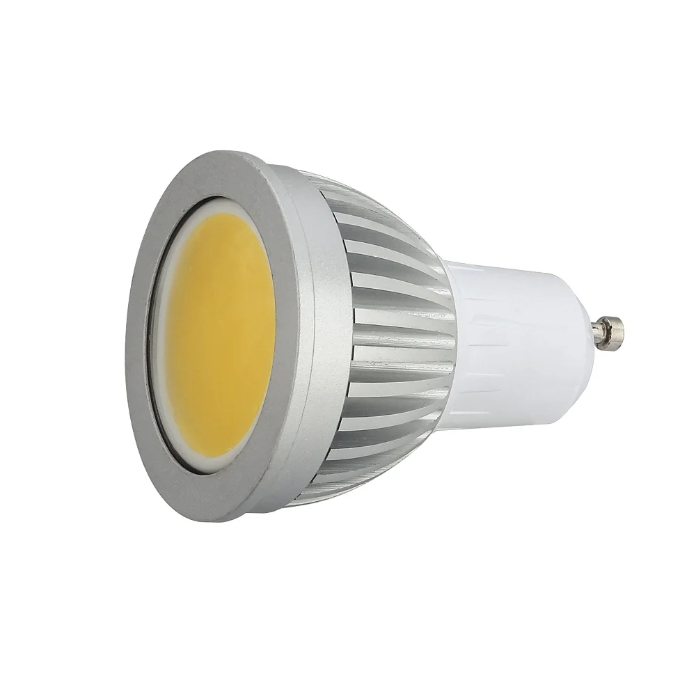 100 шт./лот GU10 5 W 7 9 COB Светодиодный прожектор E14 E27 GU5.3 регулятор освещения теплый