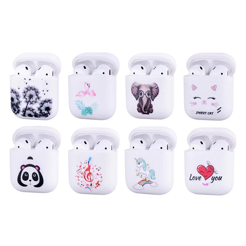 

1PC For air pods case Silicone Case TPU Transparent Storage Sleeve Protective Cover Case Wireless Bluetooth Headset For Airpods
