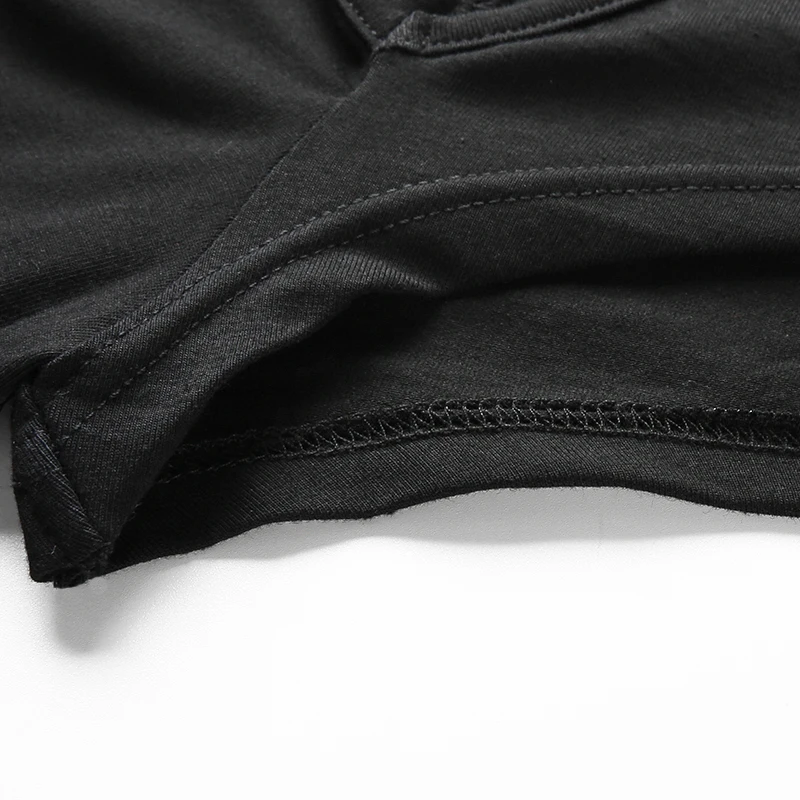 HEYounGIRL уличная одежда, короткий топ с длинным рукавом, Повседневная футболка в стиле панк, женская черная футболка с открытыми плечами, открытая короткая футболка, вечерние футболки