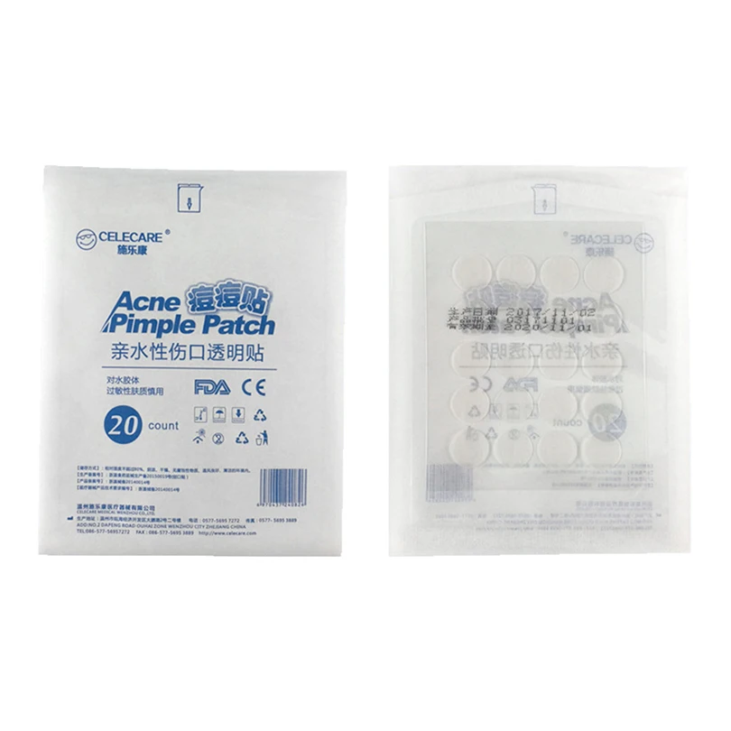 Murah 40 Pcs box Jerawat Penghilang Set Alat Pengobatan Jerawat Jerawat Bekas Luka Remover Stiker Komedo Jerawat Jerawat Patch Mee Eter Verwijderaar