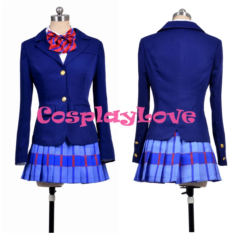 New-Custom-Made-Japanese-Anime-Love-Live-School-Uniform-Hoshizora-Rin ...