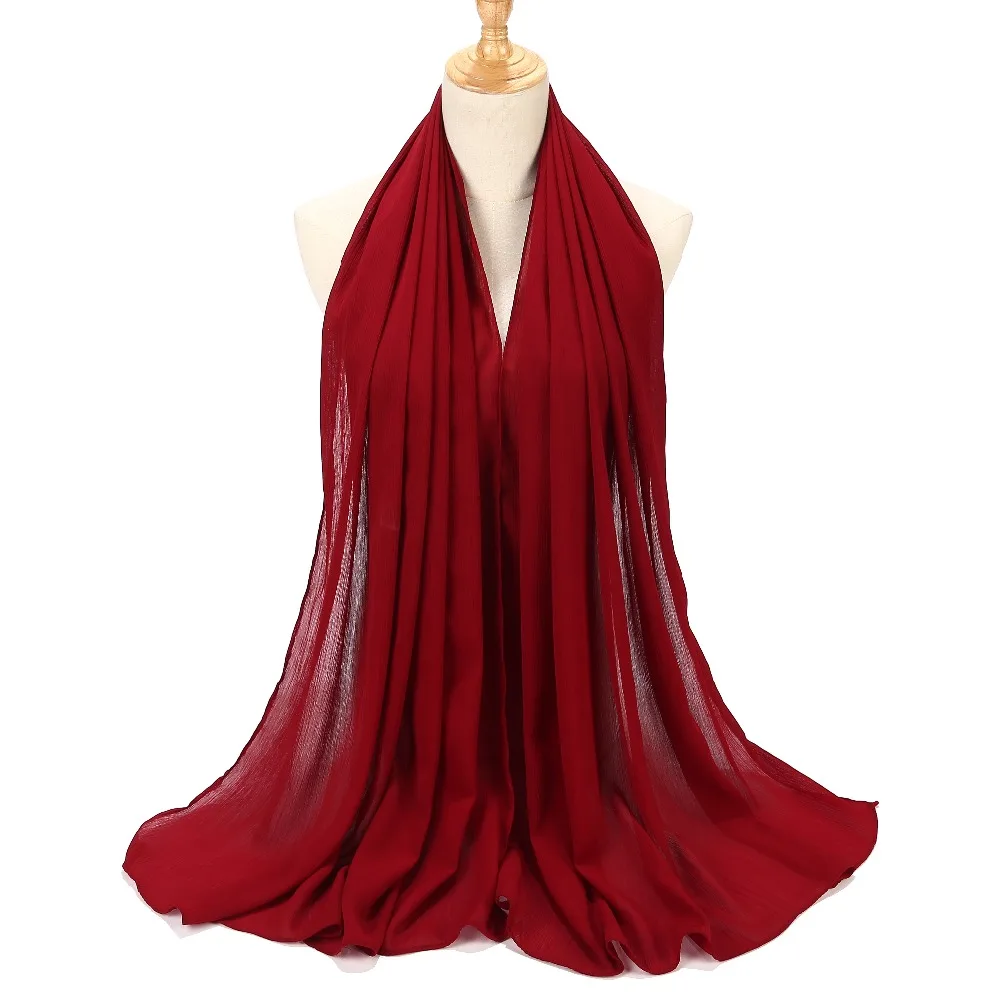 

New Arrive Women Muslim Scarf Shimmer Veils hijab Scarves Muslim Wrap Hijab Shawls Islamic Head Scarves 18 Colors