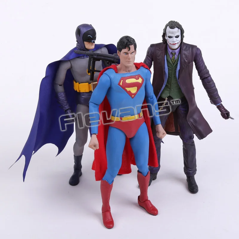 NECA DC Comics Супермен Бэтмен Джокер ПВХ фигурка Коллекционная модель игрушки