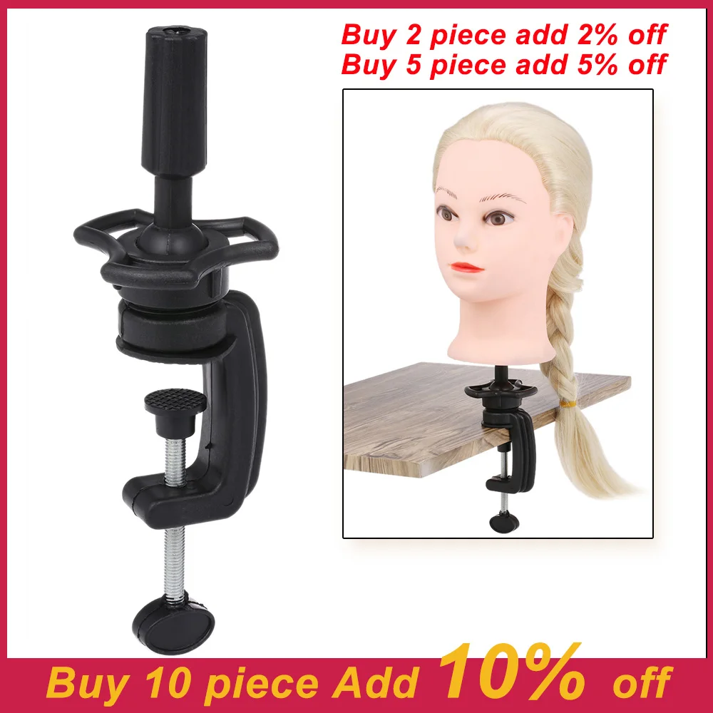 

Practice Training Mannequin Head Holder Adjustable Mini Wig Head Stand Table Clamp Metal * Plastic Material Hair Accessory Tools