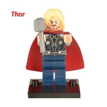 XINH004 Thor figure Marvel Super Heroes The Avengers Building Block Sets Model Bricks Toys For Children