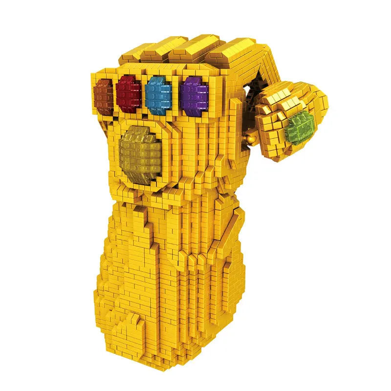 4100 шт. LEGOings marvel Thanos Infinity Gauntlet Мстители Бесконечность войны строительные модели