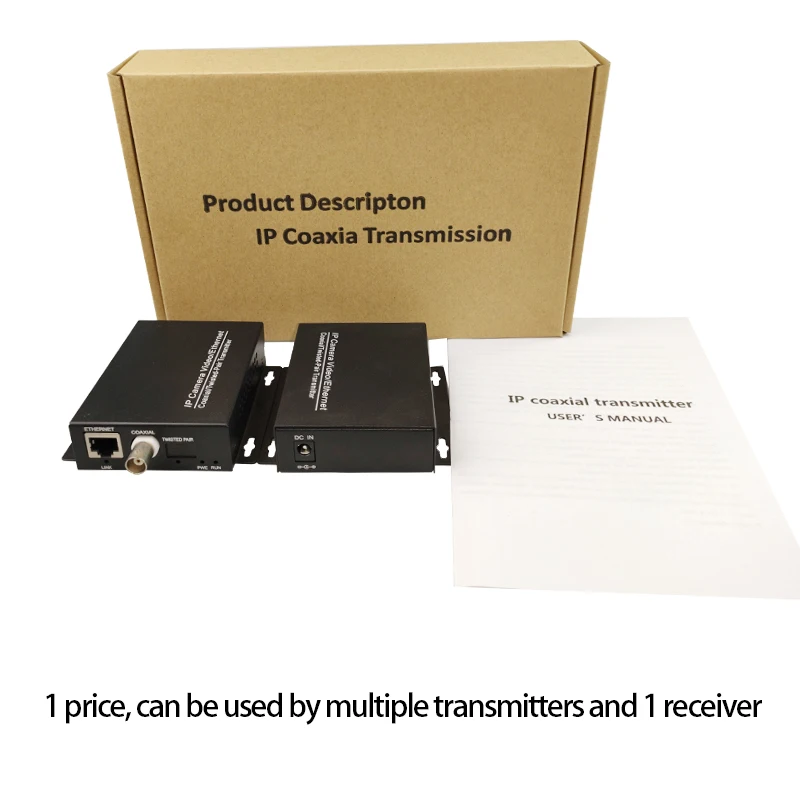 IP over Coax Extender EOC конвертер Ethernet передача 2 км|Сетевые коммутаторы| |