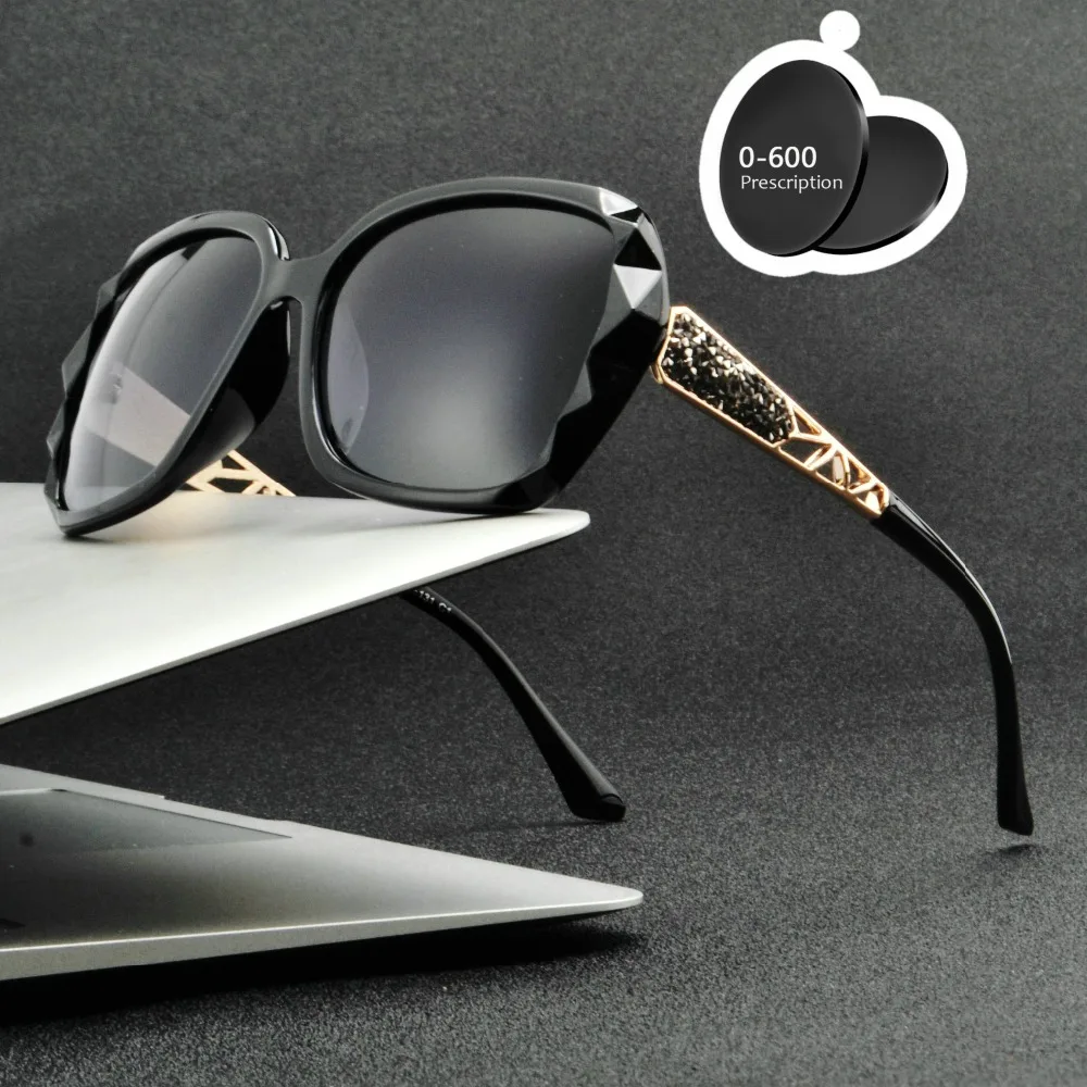 

Myopia Minus Prescription Lens Men Sun Glasses Polarized Mirror Sunglasses Custom Square Myopia Minus Prescription Lens FML