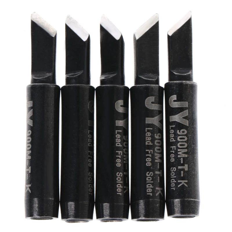 

5Pcs/SET Lead Free Solder Soldering Tip 900M-T-K For Hakko Saike 936 852d+ 909D ESD