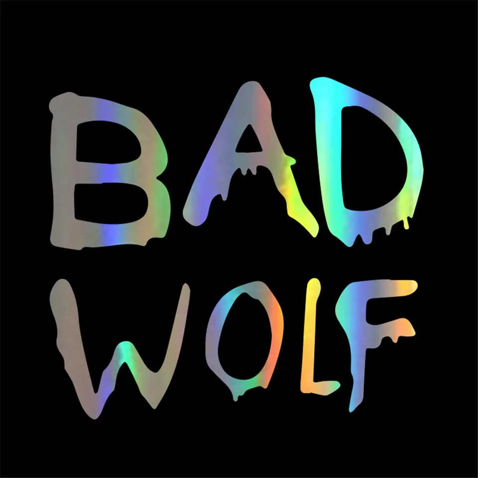 Cunymagos Doctor Who Bad Wolf Fashion Car-Styling Vinyl Stickers Decals Fashion Creative Car Body Window Wall Toilet Stickers 13cm11 (5)
