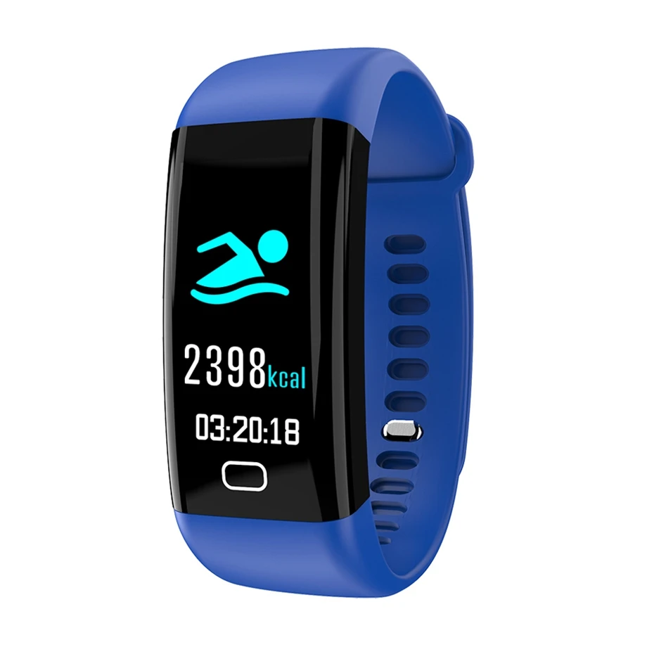 

Watch Mens Smart Bands Outdoor Sport Smart Wristband Heart Rate Blood Pressure Fitness Tracker OLED Mens Watches Waterproof IP68