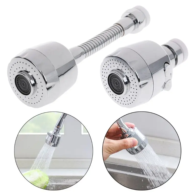 Faucet Splash ExtensionBubbler Water Saving Faucet Spray Head Aerator Nozzle Filter For Kitchen