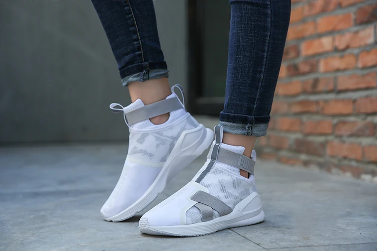 2018 nuevo Original PUMA Rihanna Strap Swan mujer Zapatillas de gamuza satén bádminton zapatos size36-41 _ - AliExpress Mobile