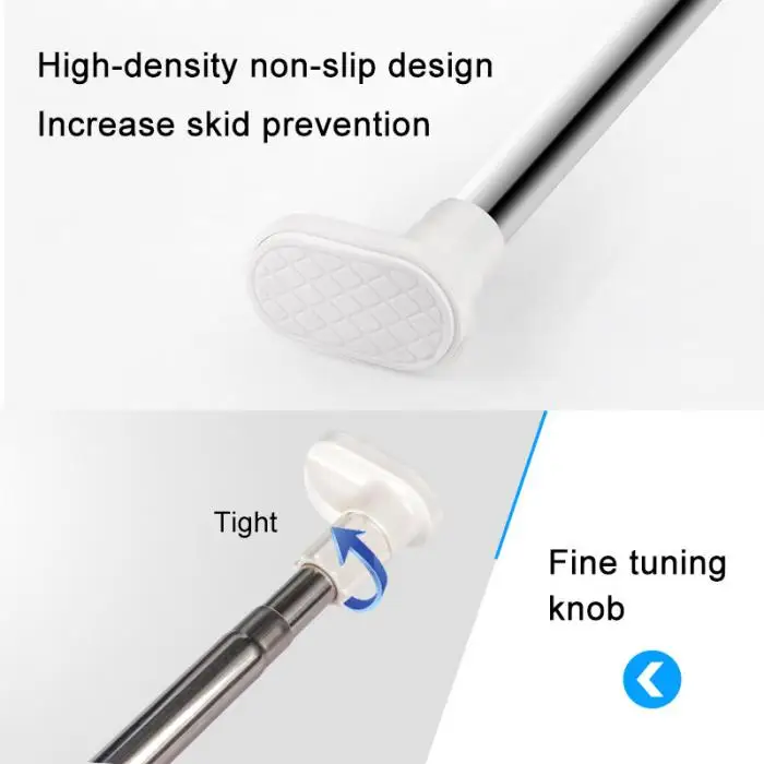 Телескопический рельса для душевой занавески выдвижная штанга для занавесок для ванной