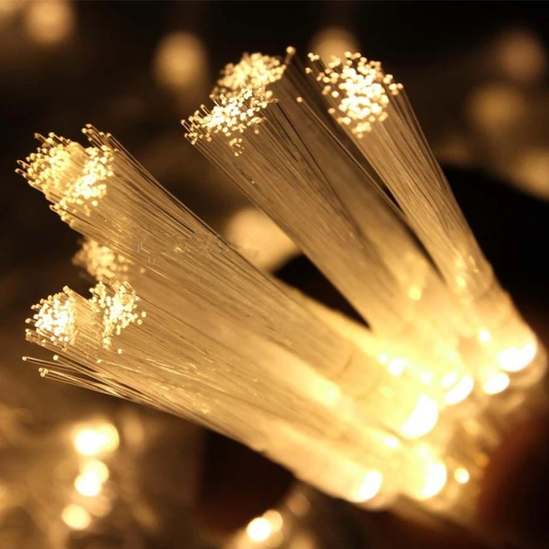 BLUBBLE Optical Fiber Christmas Holiday Lights AC 110-240V Halloween Holiday Coloured Lighting Garden Artistic Led String Light BLUBBLE Optical Fiber Christmas Holiday Lights AC 110-240V Halloween Holiday Coloured Lighting Garden Artistic Led String Light