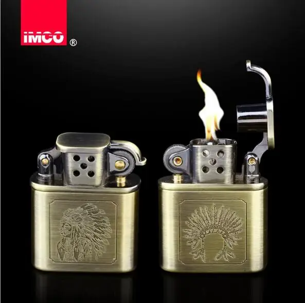 Подлинная Ollie зажигалка, AI cool IMCO бренд, ветронепроницаемый керосиновый, чистая медь специальной формы, топливная зажигалка