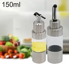 150 мл нержавеющая сталь приправа горшок масло графинчик для уксуса бутылка Видимый содержание