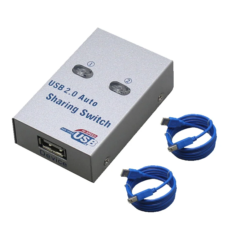 Usb принтер Автоматический коммутатор splitter 2 хостов доля один отправить два печати Поддержка кабелей любой USB interfac