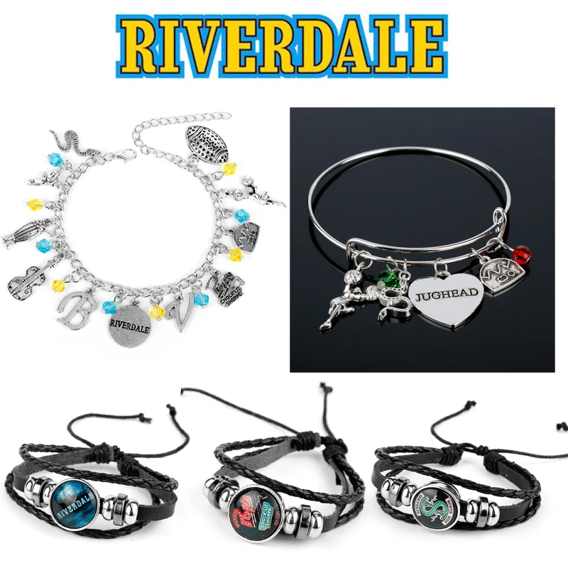 

Riverdale Bangles Bracelets for Women Men a Bracelet Multilayer Leather Wristbands TV Show Collections Jewelry Female Girl Gifts
