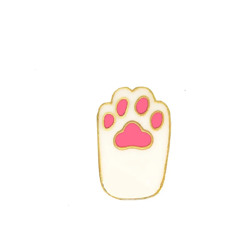 Мультфильм собака кошка коготь Броши для женщин мужчин корейский модный простой эмаль шпильки капающие масляные аксессуары Броши ювелирный подарок