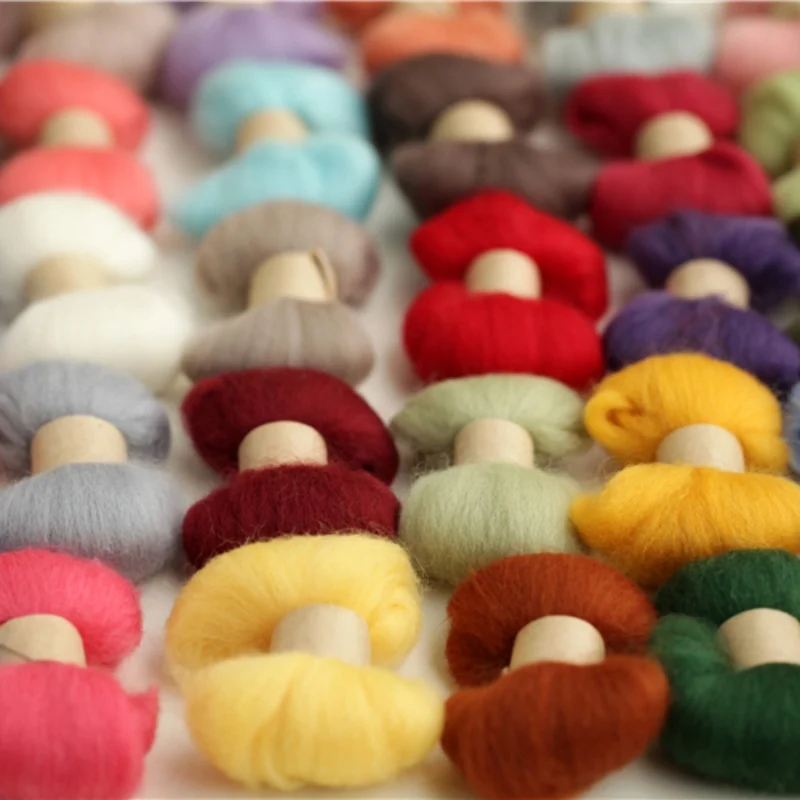 Шерстяная пряжа 36 цветов/Набор DIY ручное вязание пряжа 3г в цвет Шерсть Войлок игрушки материалы для производства