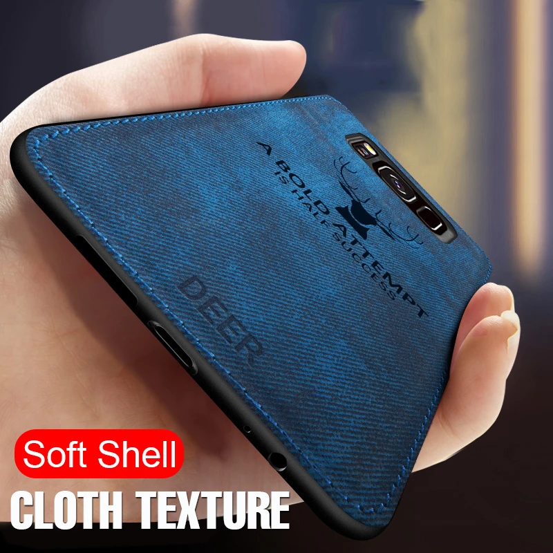 

Luxury Cloth Case For Samsung Galaxy S8 S9 Plus S7 Edge Note 9 8 Shockproof Case For Samsung A6 Plus 2018 J3 J5 J7 Case