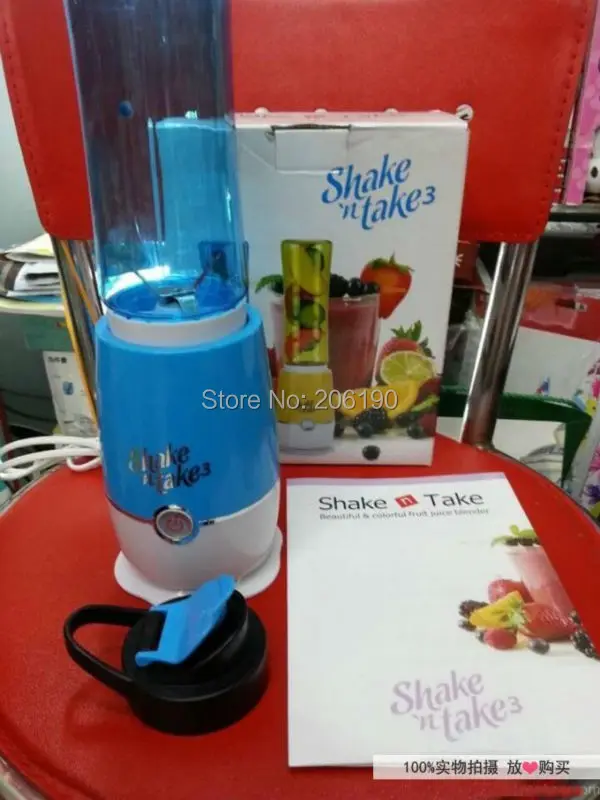 Free ship 20Pcs/lot newest Shake N Take 3 juice Machine Mini electronic Juicer Pocket Sports Bottle Blender as seen on Tv | Бытовая