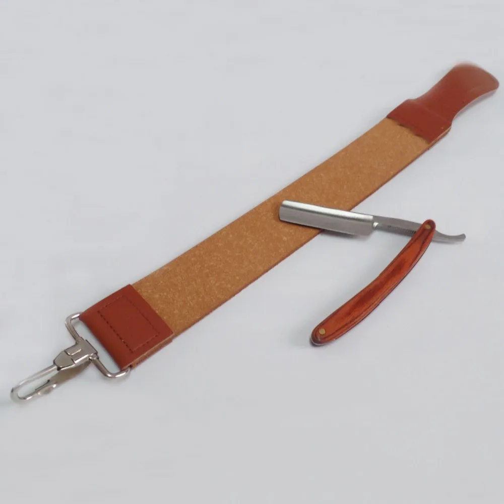 Buy 2pc/set Safety Shaving Razor & Leather Sharpening