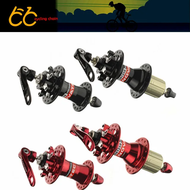 Cheap sgancio rapido bici super light fat bike hubs cubo bicicleta folding bike hub set in stock Novatec D811&D812SB