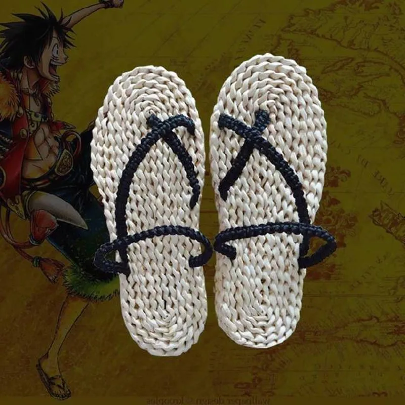 Обувь для Маскарадного костюма «Обезьяна д Луффи»; соломенные сандалии