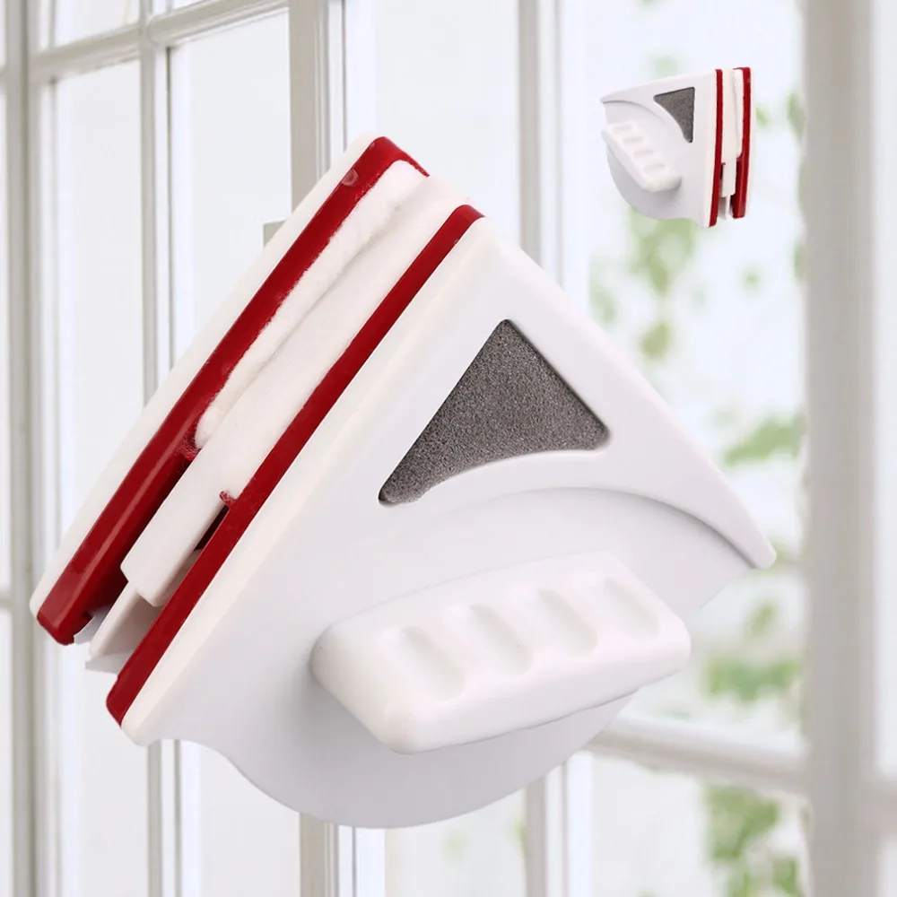 Creative Adjustable Double Faced Glass Cleaner Magnetic Window Suitable For 15-24mm Double-Layer Hollow Cleaning Tools | Дом и сад