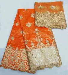 2018 Африканский кружевной ткани для свадебное платье Африканский Базен Riche кружевной ткани в африканском стиле Материал Базен Riche Getzner с