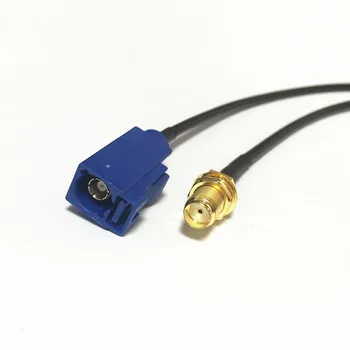 

1PC New SMA Female Jack nut Switch FAKRA C female Connector RG174 Cable 20CM 8" Adapter Wholesale Fast Ship