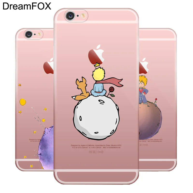 Koop DREAMFOX M249 Kleine Prins Zachte TPU Silicone Case Cover Voor Apple iPhone X XR XS Max 8 7 6 6 s Plus 5 5 s SE 5C 4 4 s