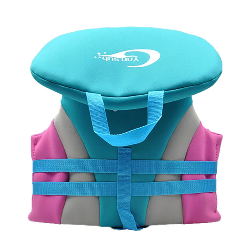 Yon sub детский спасательный жилет для плавания каяк дрейфующий летняя футболка с нарисованными маленькими синими оборудование водных видов спорта