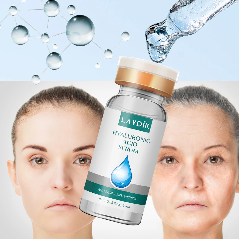 

LAVDIK Moisturizing Hyaluronic Acid Serum Original Pore Retraction Essence Whitening Anti Wrinkle Face Cream Treatment CareTSLM1
