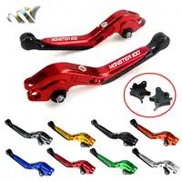 ปรับพับได้ 8 สีมอเตอร์ไซด์สีแดงคลัทช์เบรค Levers สำหรับ Ducati M1100 S EVO MONSTER 1100 2009-2013