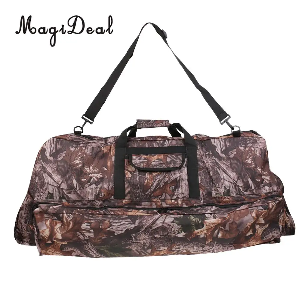

MagiDeal Archery Camo Recurve Compound Bow Bag Protective Case Cover Arrow Holder Backpack Hunting Accessories