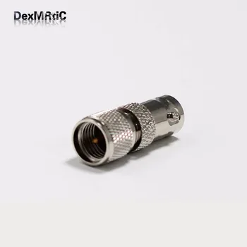 

1pc MINI UHF Male Plug switch BNC Female Jack RF Coax Adapter convertor Straight Nickelplated NEW wholesale