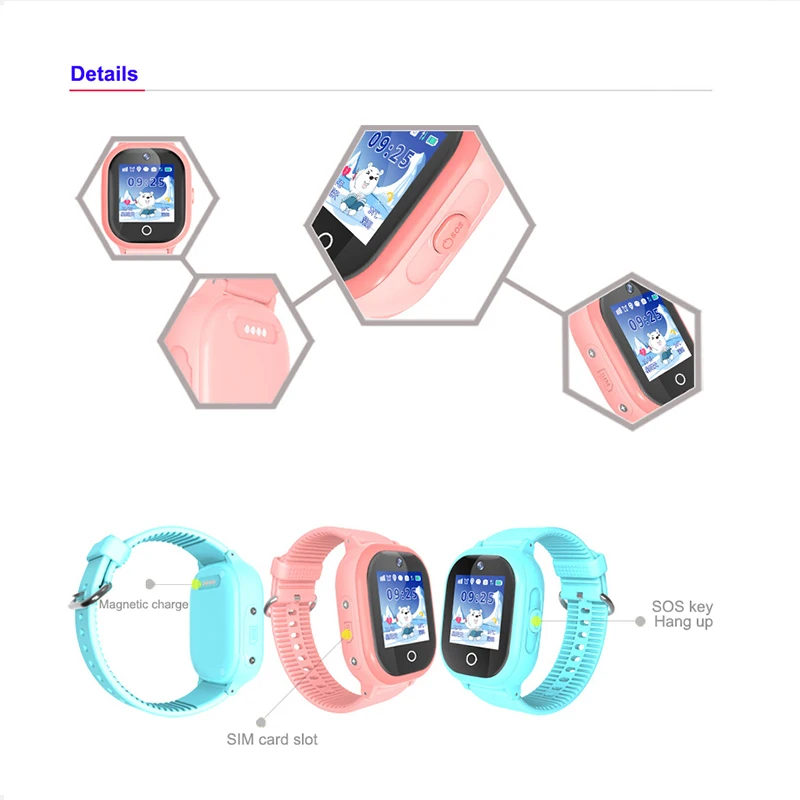 DS05 Смарт-часы Детские с камерой IP67 gps телефон смарт-часы водонепроницаемые iOS определение местоположения устройства трекер безопасный монитор android