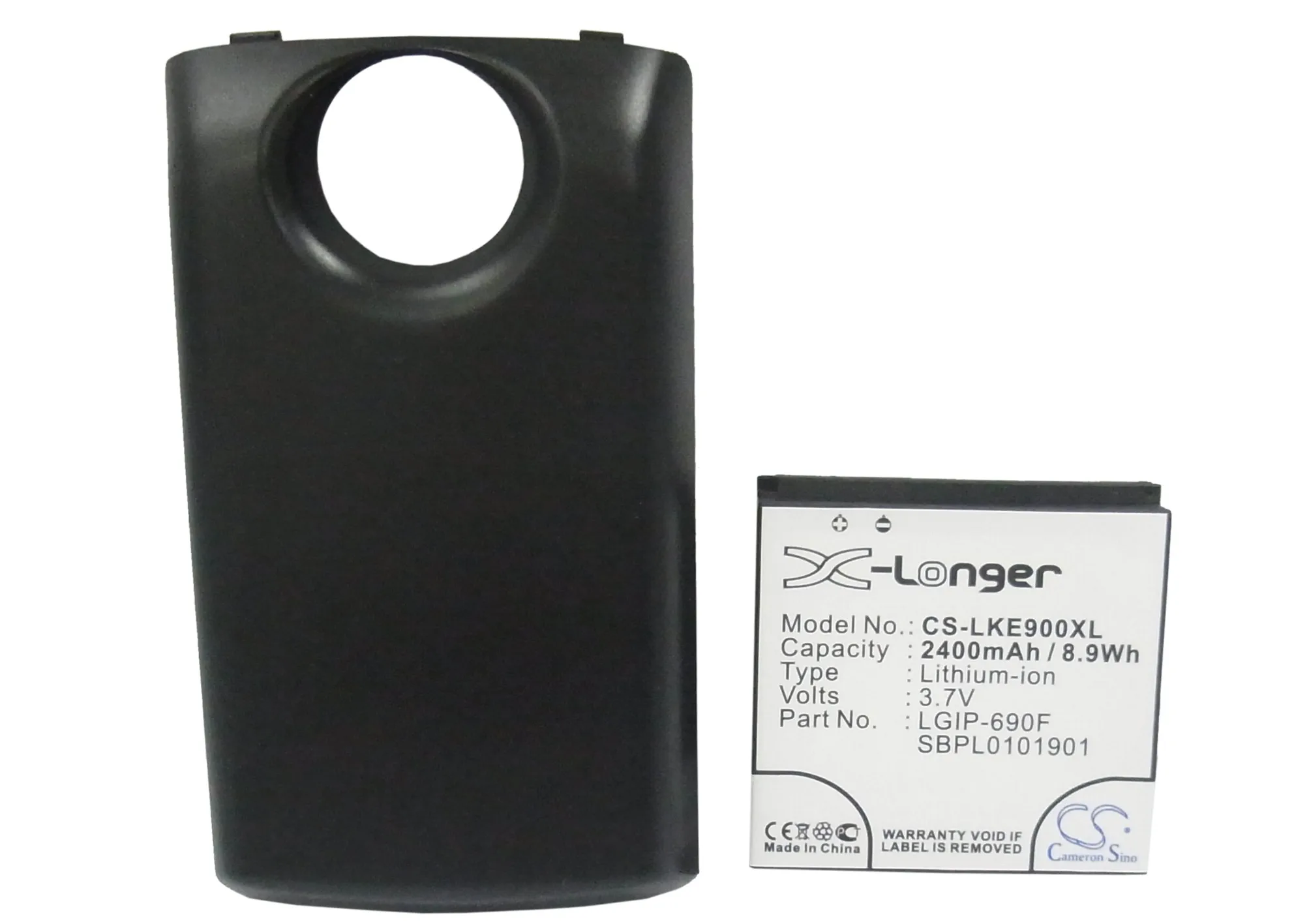Аккумулятор Cameron Sino на 2400 мА · ч SBPL0101901 для LG E900 Optimus 7|cameron sino|2400mah batterycameron sino battery |