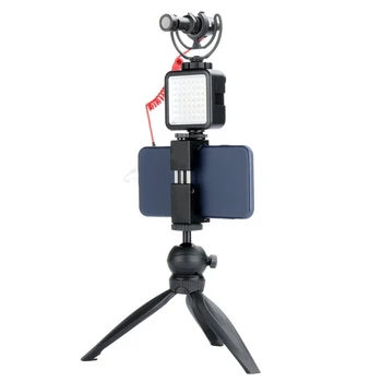 

Mini LED Video Light Photography Fill Light 3 Cold Shoe Mount for DJI Osmo Pocket Nikon Sony A6400 DSLR Gimbals On Camera