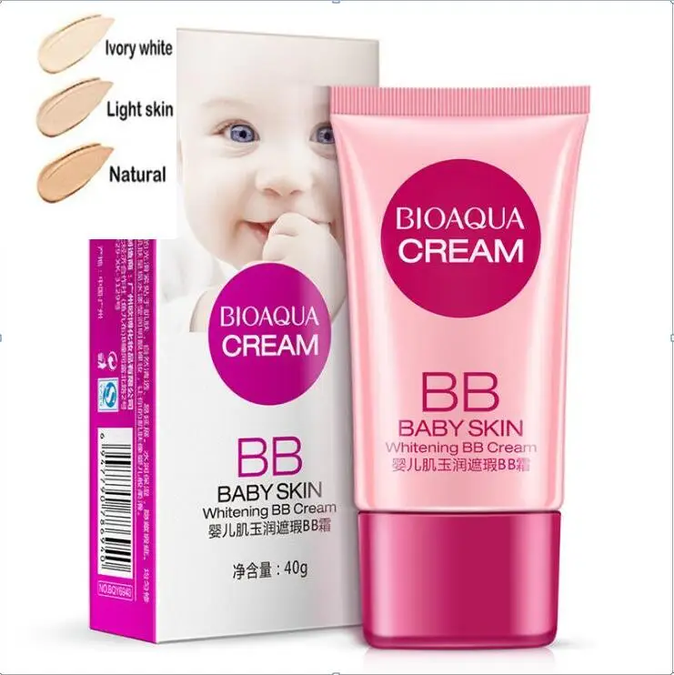 

BIOAQUA 3 colors Cover BB Cream Concealer Whitening Moisturizing Base Face foundation Makeup BB Cream
