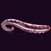 16*2.6cm Hippocampus Shape Pink Anal Glass Dildo Crystal Butt Plug Women Sex Toy Adult Products for Men Erotic Sexy Game Toys   1