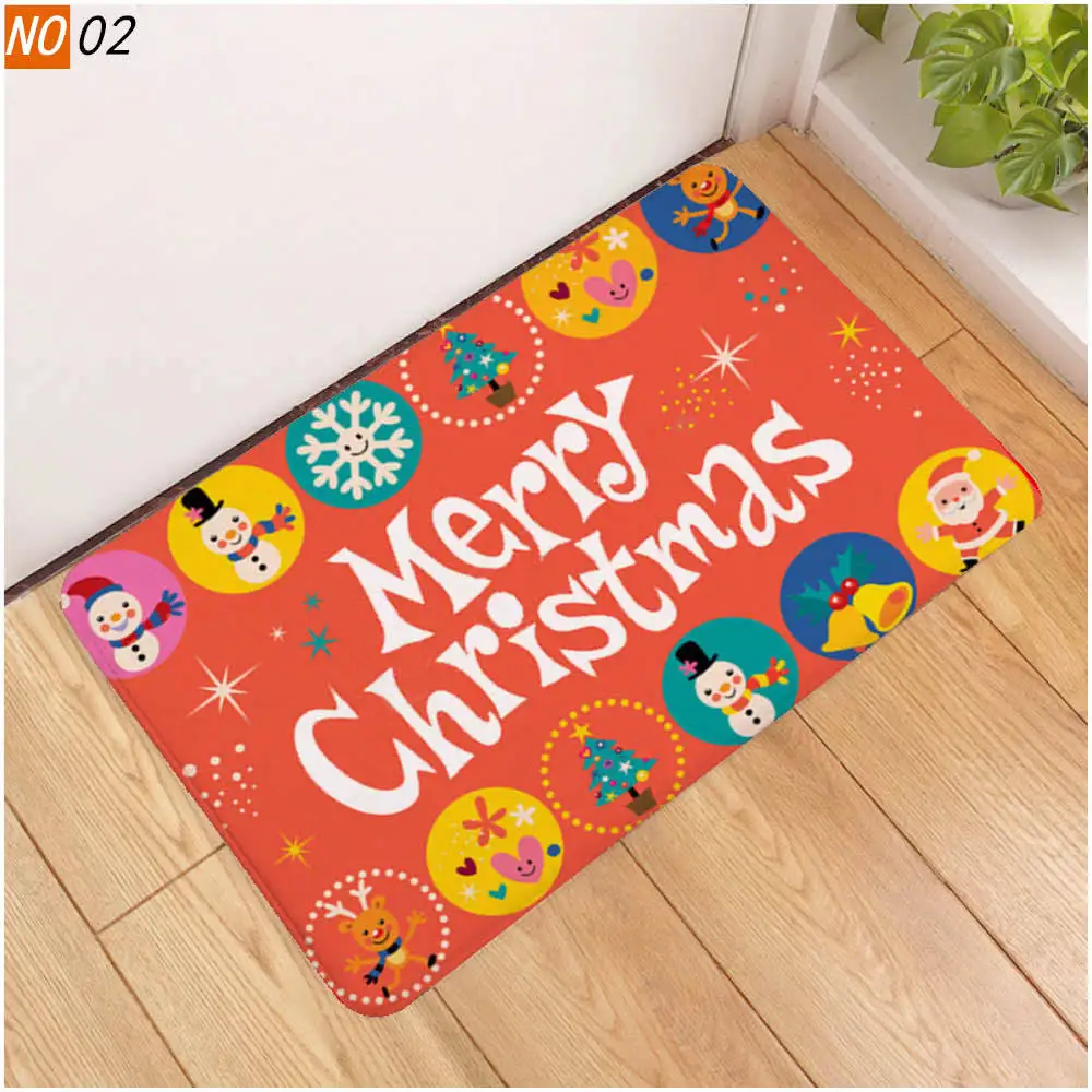 Christmas Dwarf bedroom corridor carpet non-slip soft doormat suitable for living room kitchen - Цвет: 1201air-2