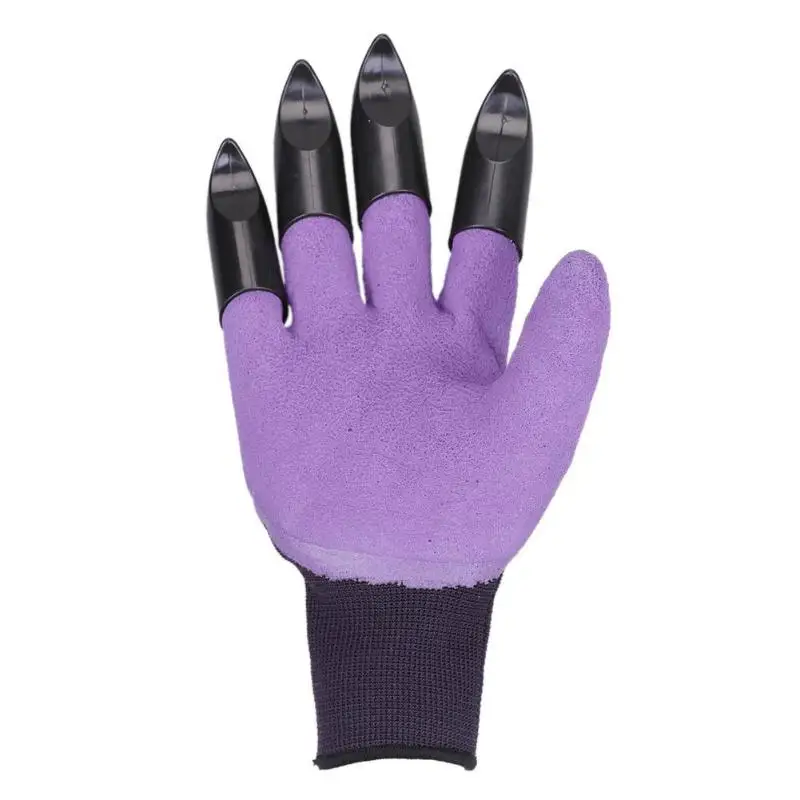 1 пара садовых перчаток 4 правой руки коготь кончик пальца ABS латексные перчатки быстрая раскопка завод для домашняя теплица копания