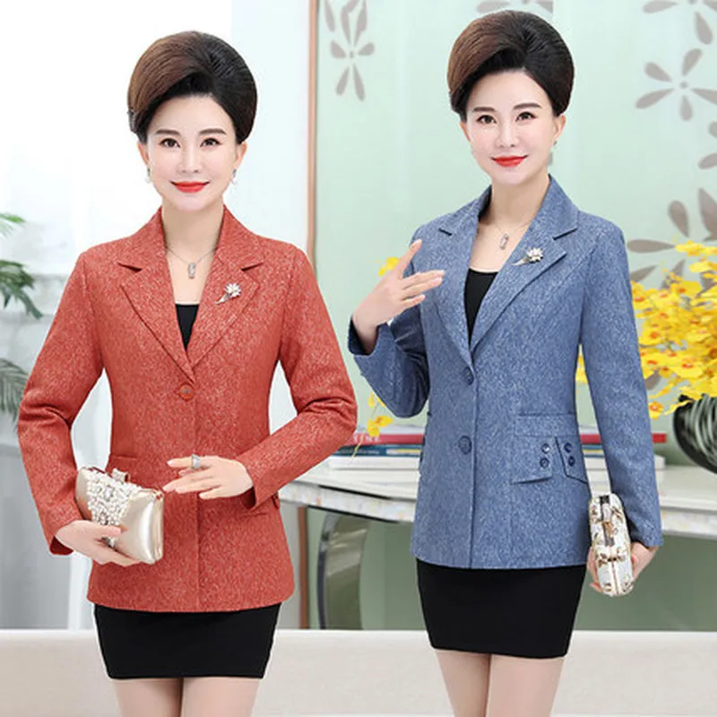 Fashion Middle Aged Women S Spring And Autumn Large Size Coat
