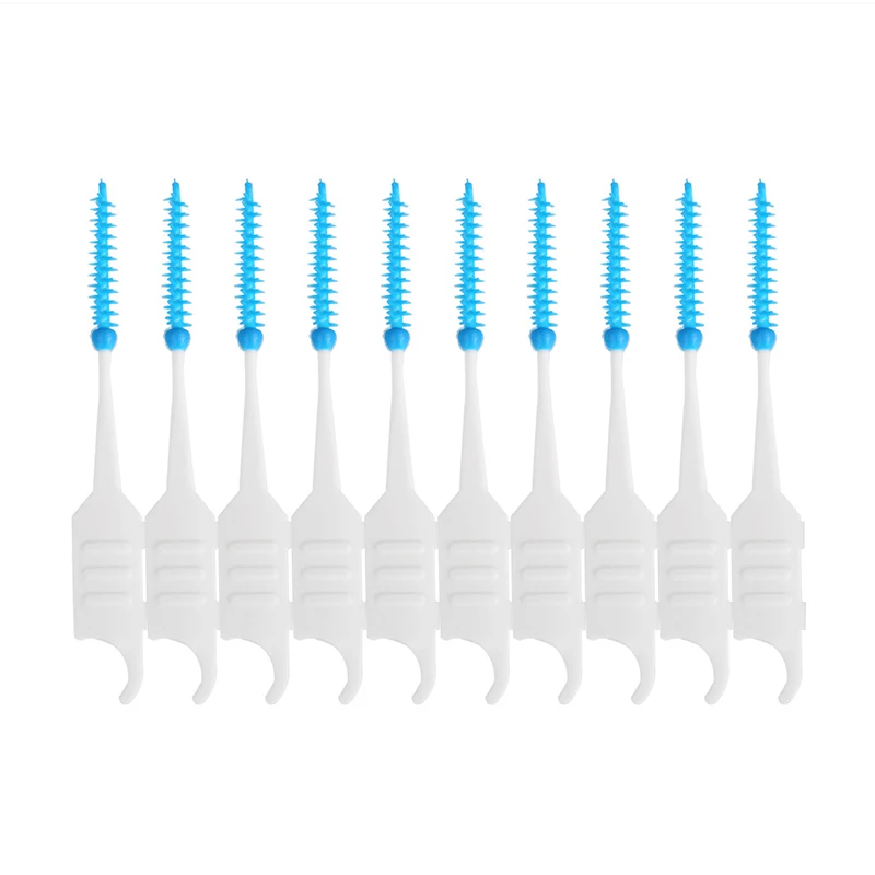 40 шт. нить для чистки зубов мягкая пластиковая межзубная щетка гигиена полости рта зуб выбрать чистка зубов